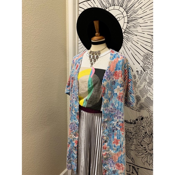 🌈 Gorgeous Vintage artistic cardigan - Picture 10 of 11